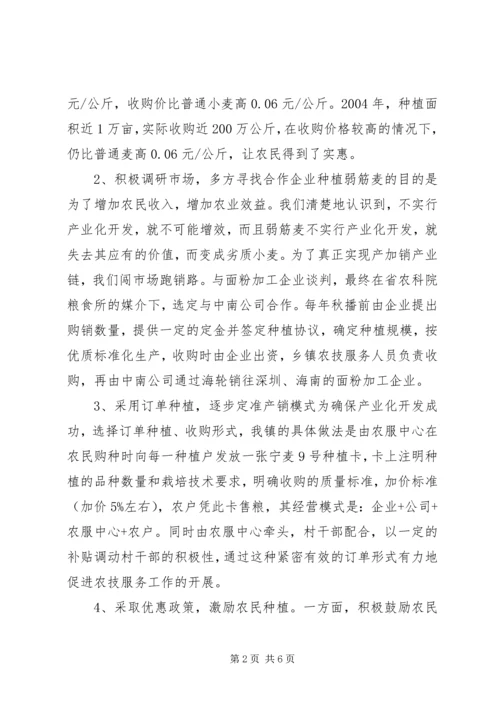 发展弱筋麦产业促进农业增收增效.docx