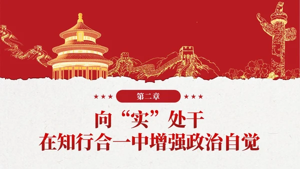 红色党建第二批主题教育专题党课课件ppt