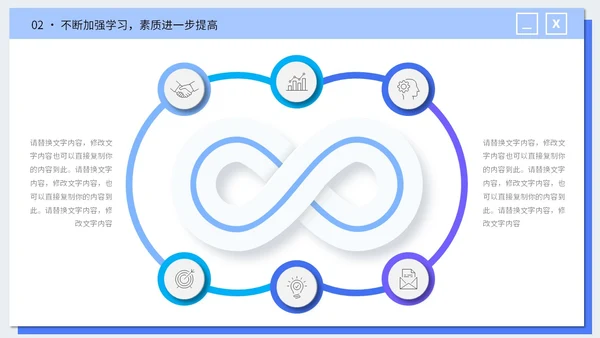 微立体插画风电商行业公司年终工作总结PPT年终总结