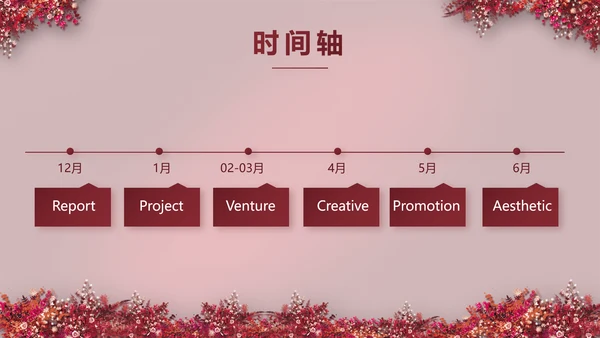 红色喜庆中式婚礼策划宣传PPT动态