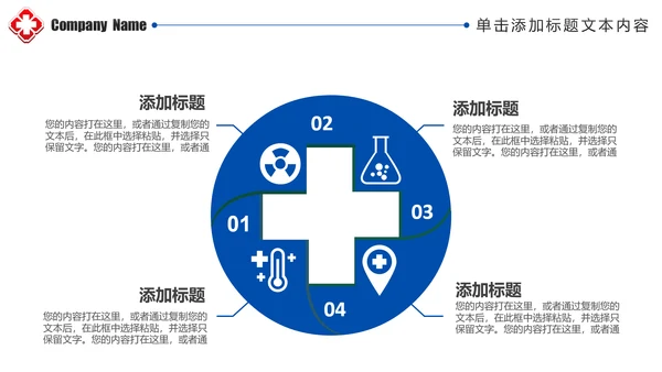 清爽蓝色医疗护士报告医学研究工作总结报告PPT模板
