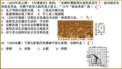 第二单元 辽宋夏金元时期：民族关系发展和社会变化（单元复习课件）