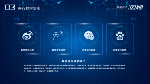 数字货币的发展和趋势通用PPT课件模板