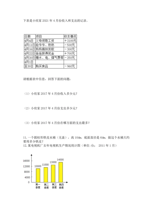 六年级小升初数学应用题50道及参考答案（达标题）.docx