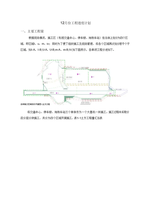 12月份工程进度计划