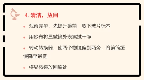 2.1.1练习使用显微镜课件2023--2024学年人教版生物七年级上册(共32张PPT)
