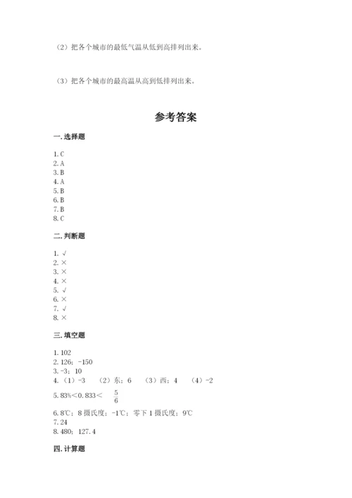 小升初数学期末测试卷【轻巧夺冠】.docx