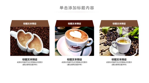 休闲下午茶美味咖啡厅介绍咖啡介绍PPT