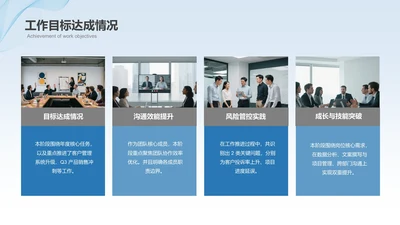 商务风含图片PPT矩阵