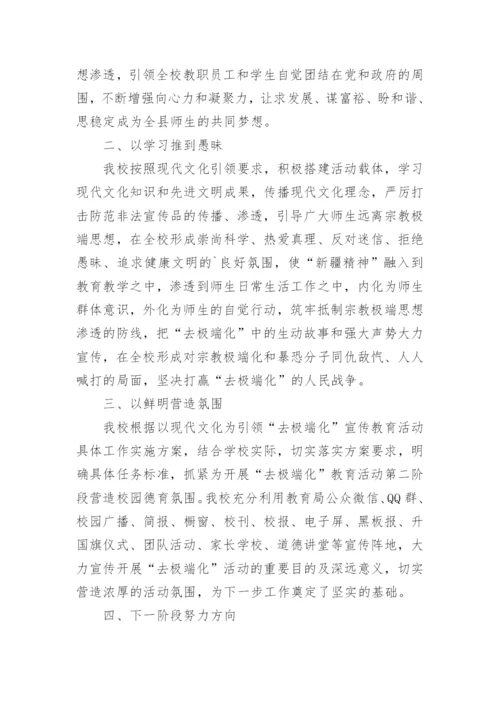 去极端化工作总结.docx