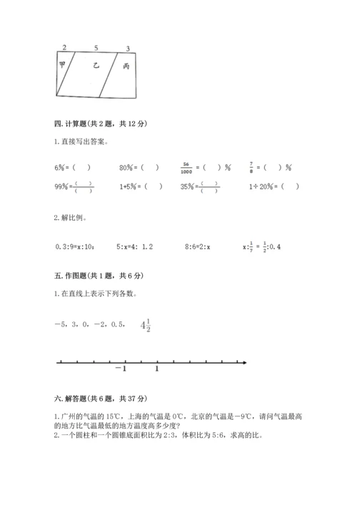 小学六年级下册数学期末卷附答案（能力提升）.docx