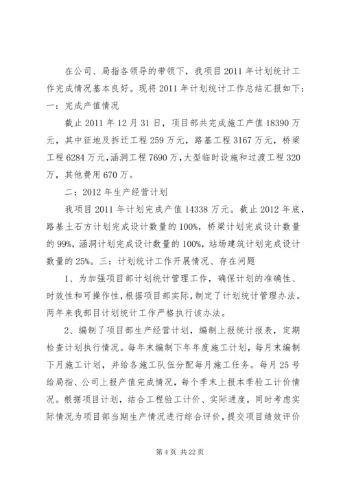 统计、资金计划工作总结.docx