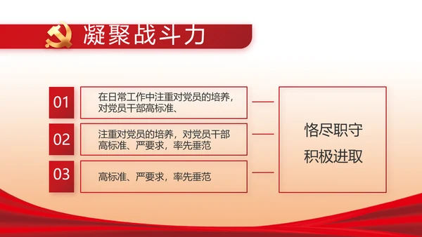 红色大气党风廉政反腐倡廉述职报告动态PPT