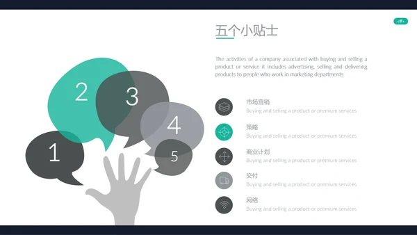 商业计划书欧美风国外企业简介模板