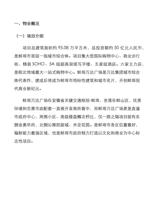 万达广场大商业物业管理专业方案.docx