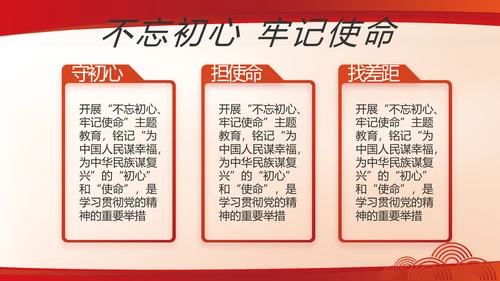 红色党建党支部述职报告动态PPT