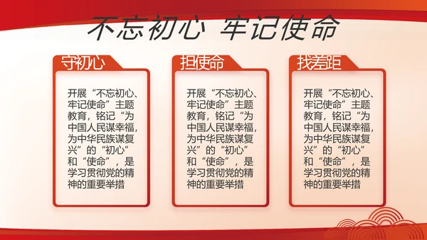红色党建党支部述职报告动态PPT