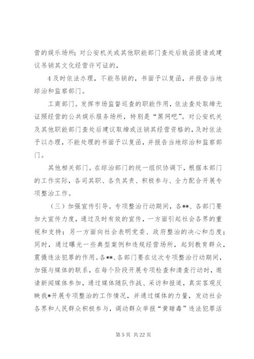 打击“黄赌毒”违法犯罪专项行动方案.docx