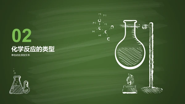 绿色插画探索化学世界主题班会PPT
