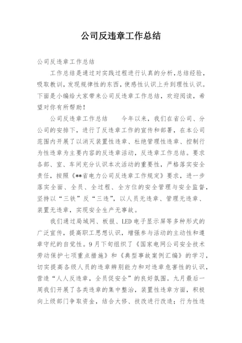 公司反违章工作总结_1.docx