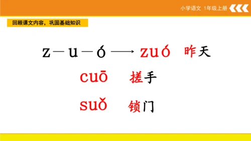 统编版语文一年级上册7 z c s  课件