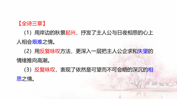 第12课 《诗经》二首——蒹葭 课件(共17张PPT)