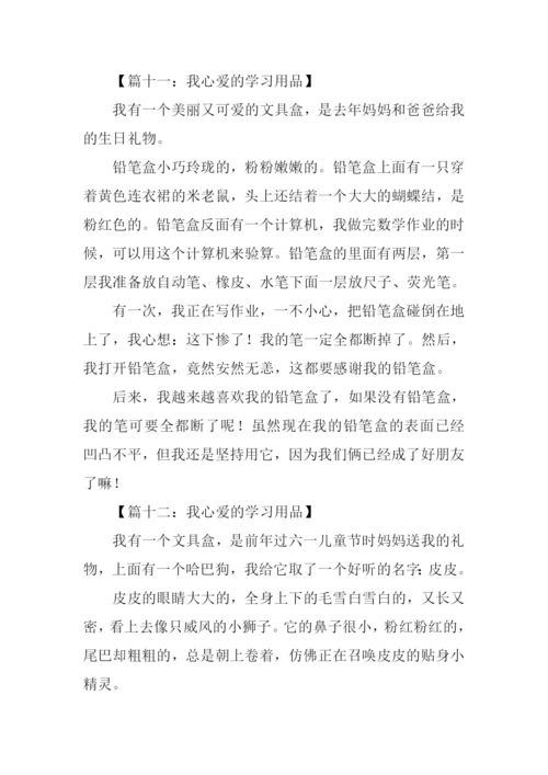 我心爱的学习用品作文300字.docx