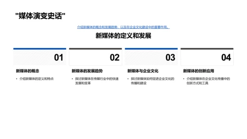 新媒体下的企业文化讲座PPT模板