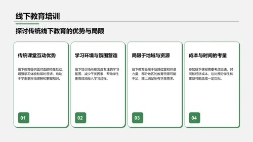 绿色商务风教育培训知识科普PPT模板