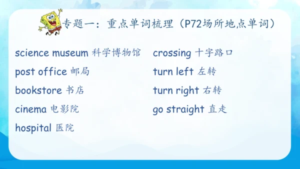 Unit 1 How can I get there?   复习课件（共41张PPT）