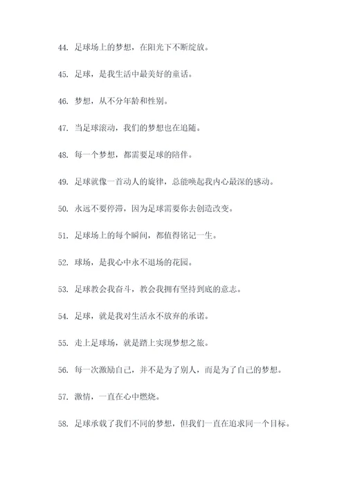 最感动的足球广告语