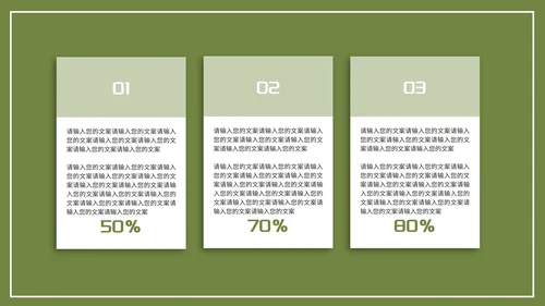 绿色小清新竞聘述职报告PPT模板