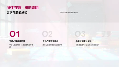 心理健康教育课PPT模板