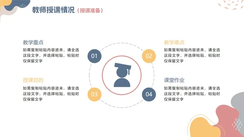 简约莫兰迪色教师学校学情分析报告PPT模板