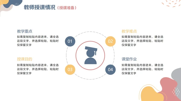 简约莫兰迪色教师学校学情分析报告PPT模板