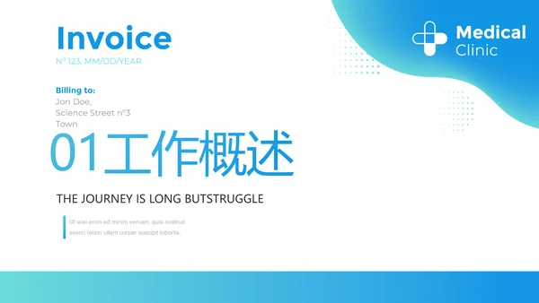 医生年终工作总结汇报动态PPT