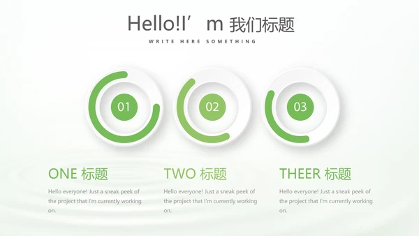 绿色清新化妆品介绍动态PPT