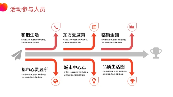 构建奢华时尚生活春季暖场活动通用PPT模板