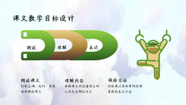 鹿和狼的故事教学课件通用PPT模板
