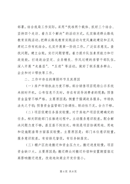 县房产管理局上半年工作报告 (2).docx