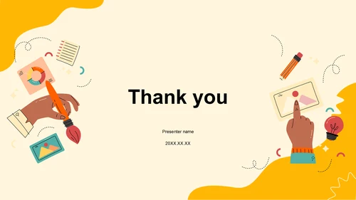 黄色扁平风产品开发进度展示PPT主题