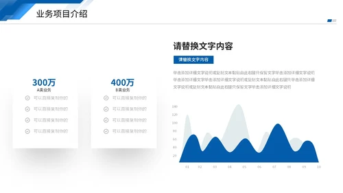 蓝色商务风叠压形状商业项目计划书PPT商业计划书