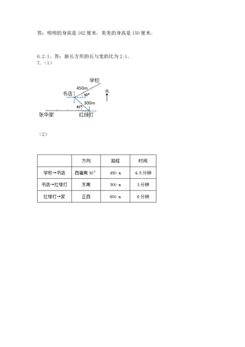 小学数学六年级上册期末测试卷a4版可打印.docx