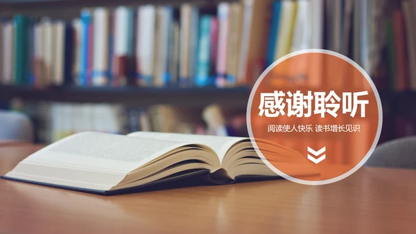 图书馆读书阅读书香文化教育培训PPT模板