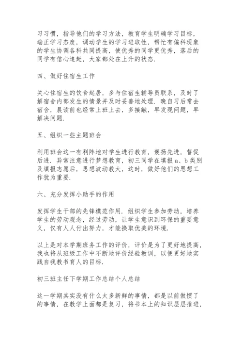 初三班主任下学期工作总结个人总结.docx