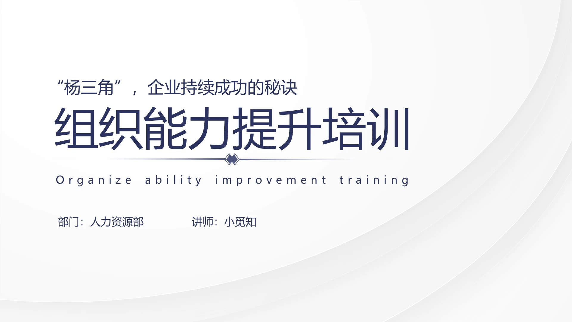 浅色简约组织能力提升培训PPT模板宣传PPT动态PPT
