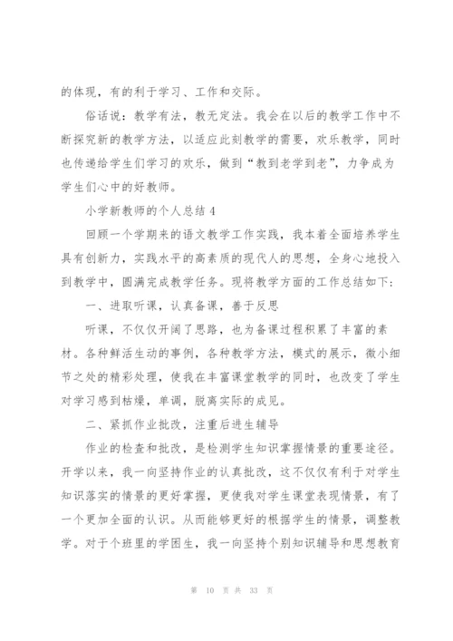 小学新教师的个人总结范文十篇.docx