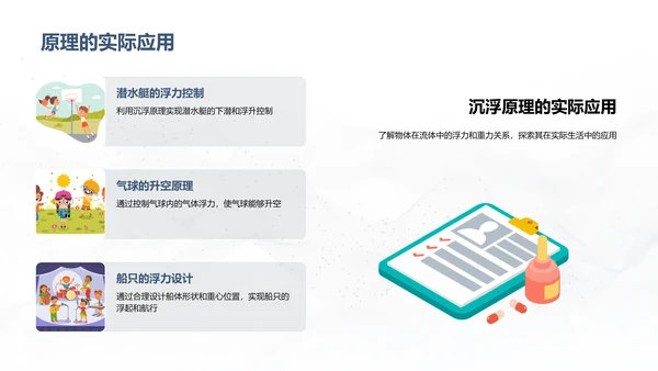 沉浮原理科学探究