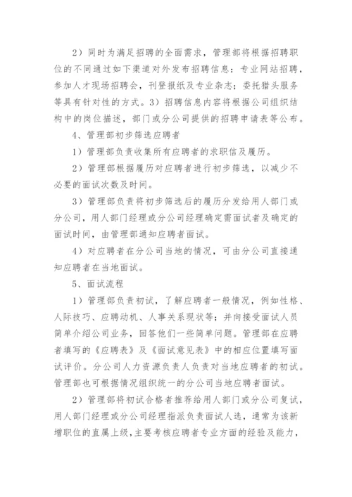 人力资源招聘管理制度.docx