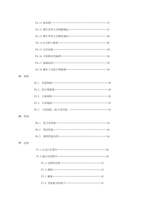 新版餐饮公司管理人员标准手册.docx